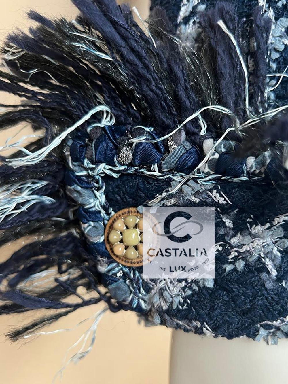 Chanel New 11K$ Paris / Dallas Runway Tweed Jacket 4