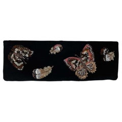 CHANEL - NEW 2015 Velvet Embellished Butterfly Minaudiere Black CC Clutch 