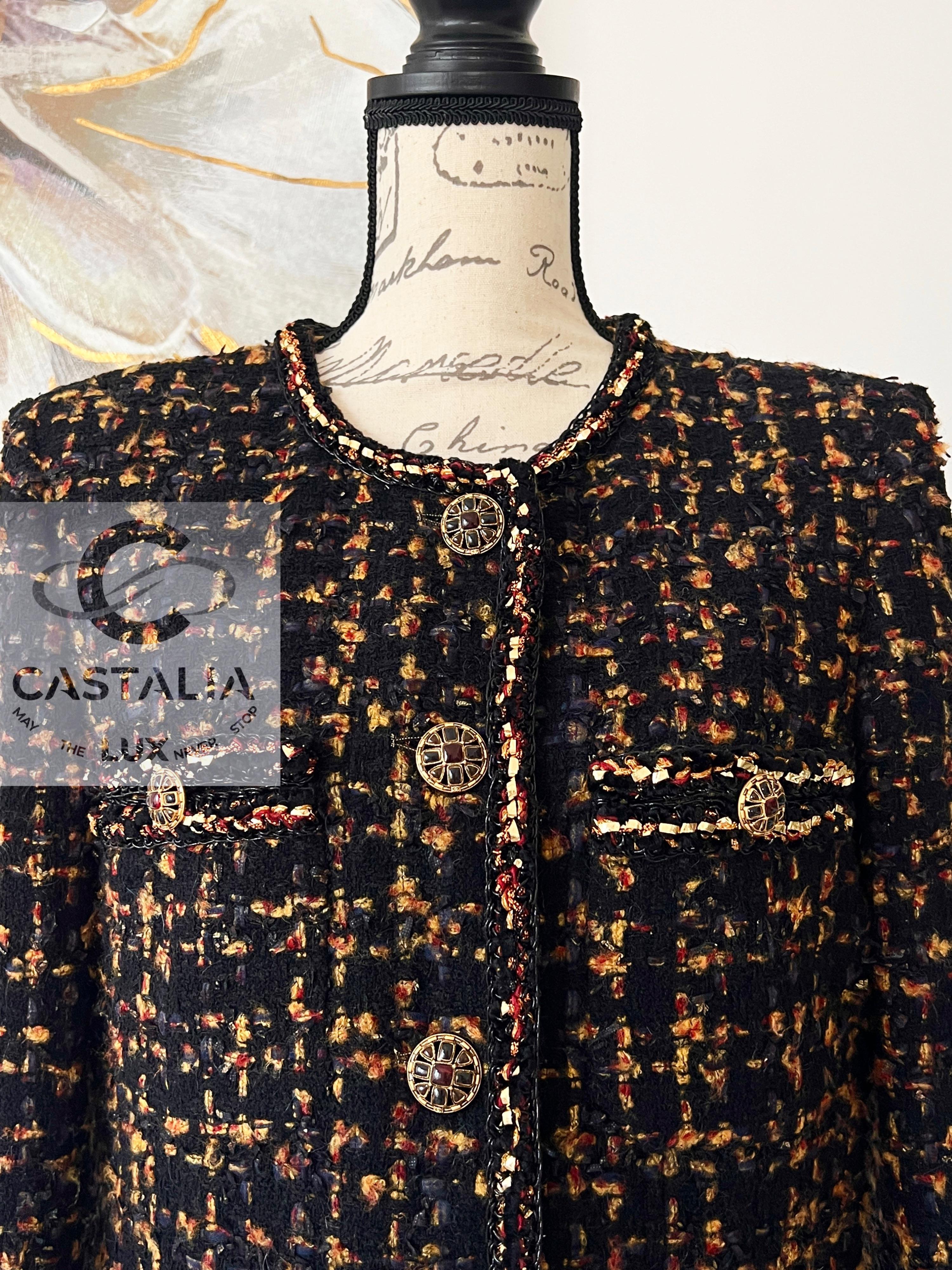 Chanel New 2019 Most Hunted Black Tweed Jacket 1