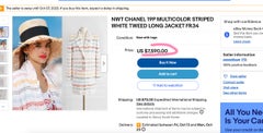 CHANEL New 2019 Spring Runway Tweed Jacket 40 FR