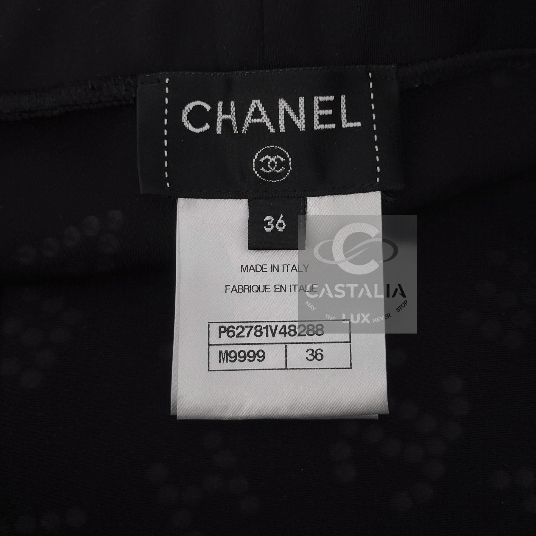 Chanel New 2020 Cruise Eternal Iconic CC Logo Leggings For Sale 14