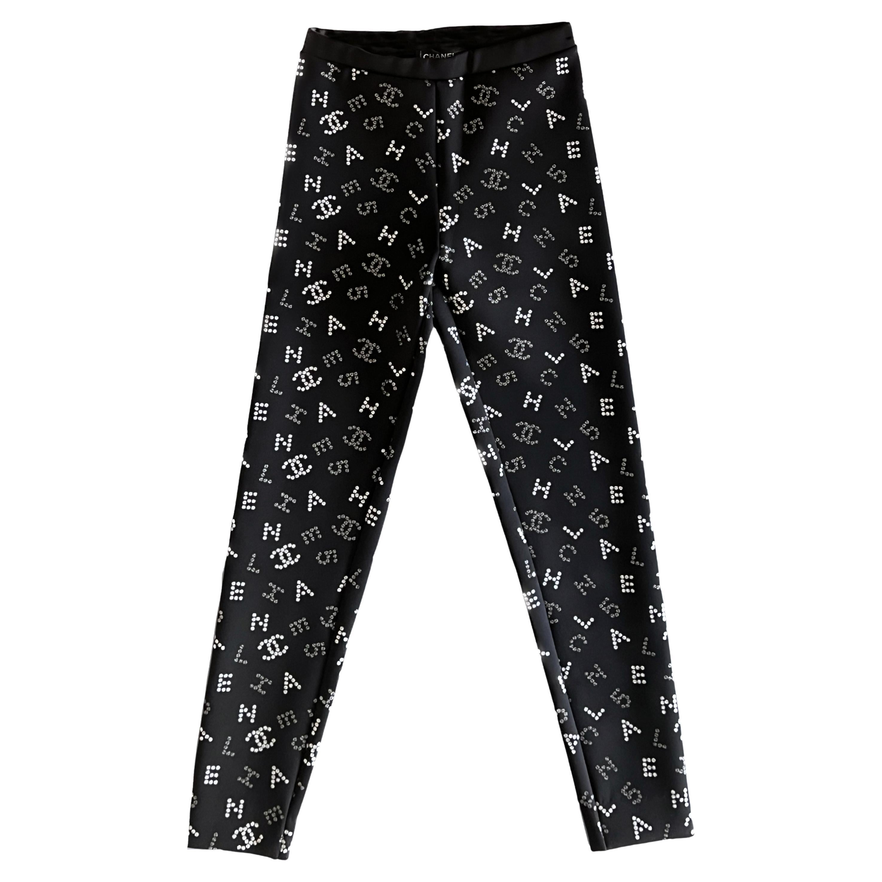 Chanel New 2020 Cruise Eternal Iconic CC Logo Leggings For Sale
