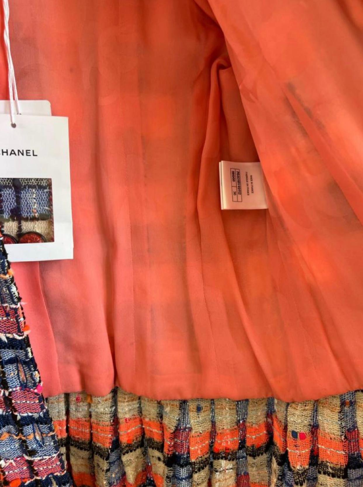 Chanel New 2020 Hailey Bieber Vogue Cover Tweed Jacket 12