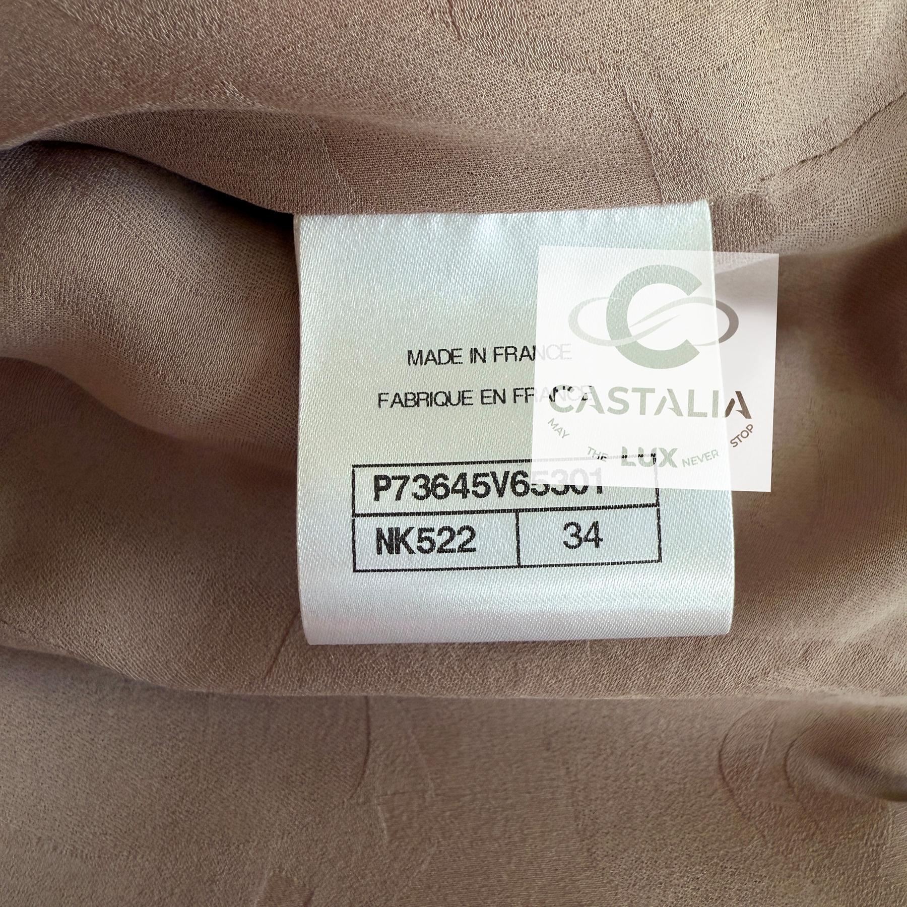 Chanel New 2022 Ad Campaign Pink Tweed Jacket 34 FR For Sale 14