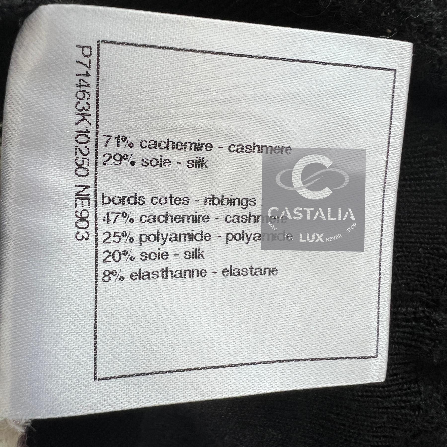 Chanel New 2022 CC Hearts Cashmere Jumper 5