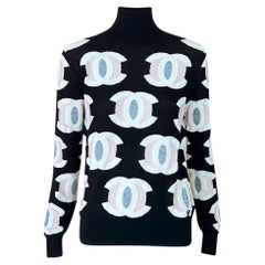 Chanel New 2022 CC Hearts Cashmere Jumper
