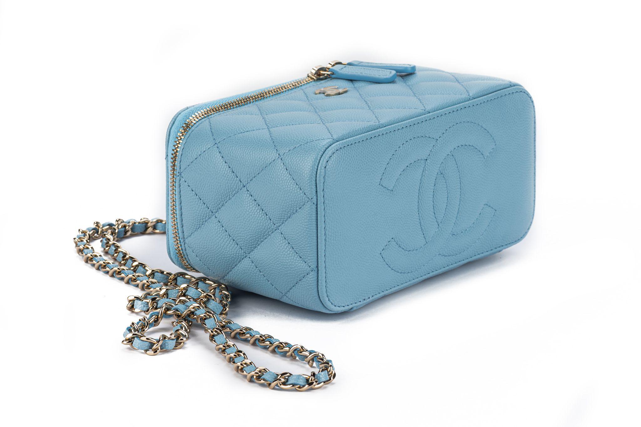 Celeste Kleine Chanel-Koffertasche, neu 2022 im Zustand „Neu“ im Angebot in West Hollywood, CA