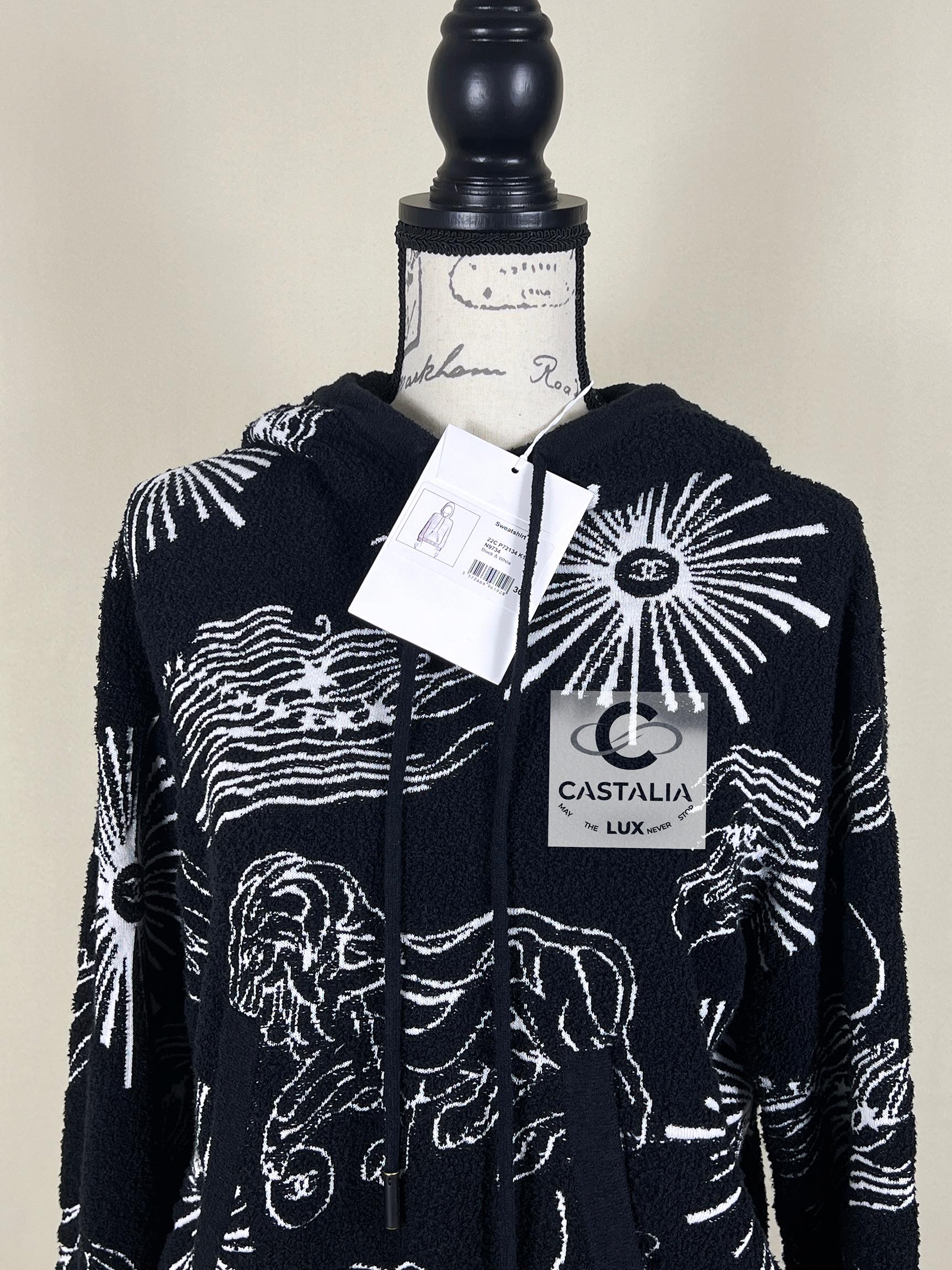 Chanel New 2022 Cruise CC Logo Hoodie 2