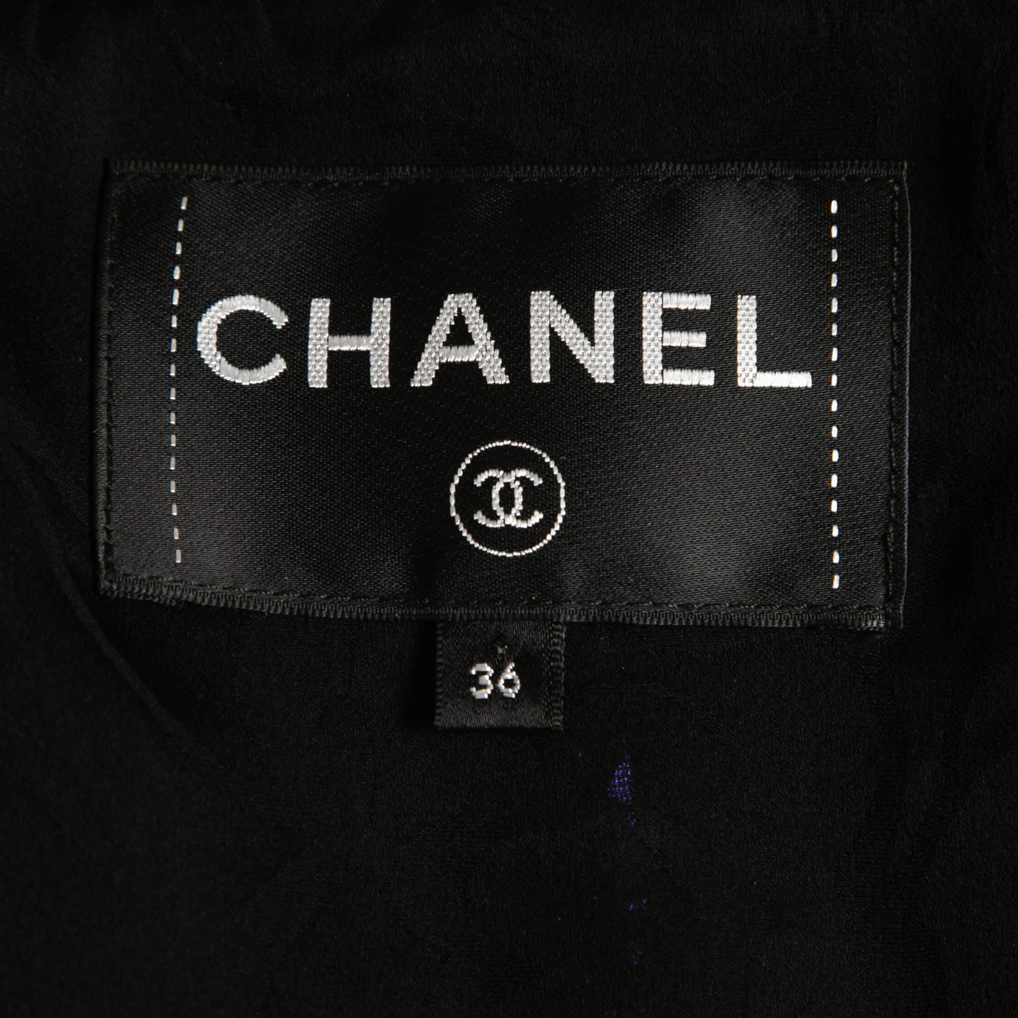 Chanel New 2022 Fall Black Lesage Tweed Jacket 1