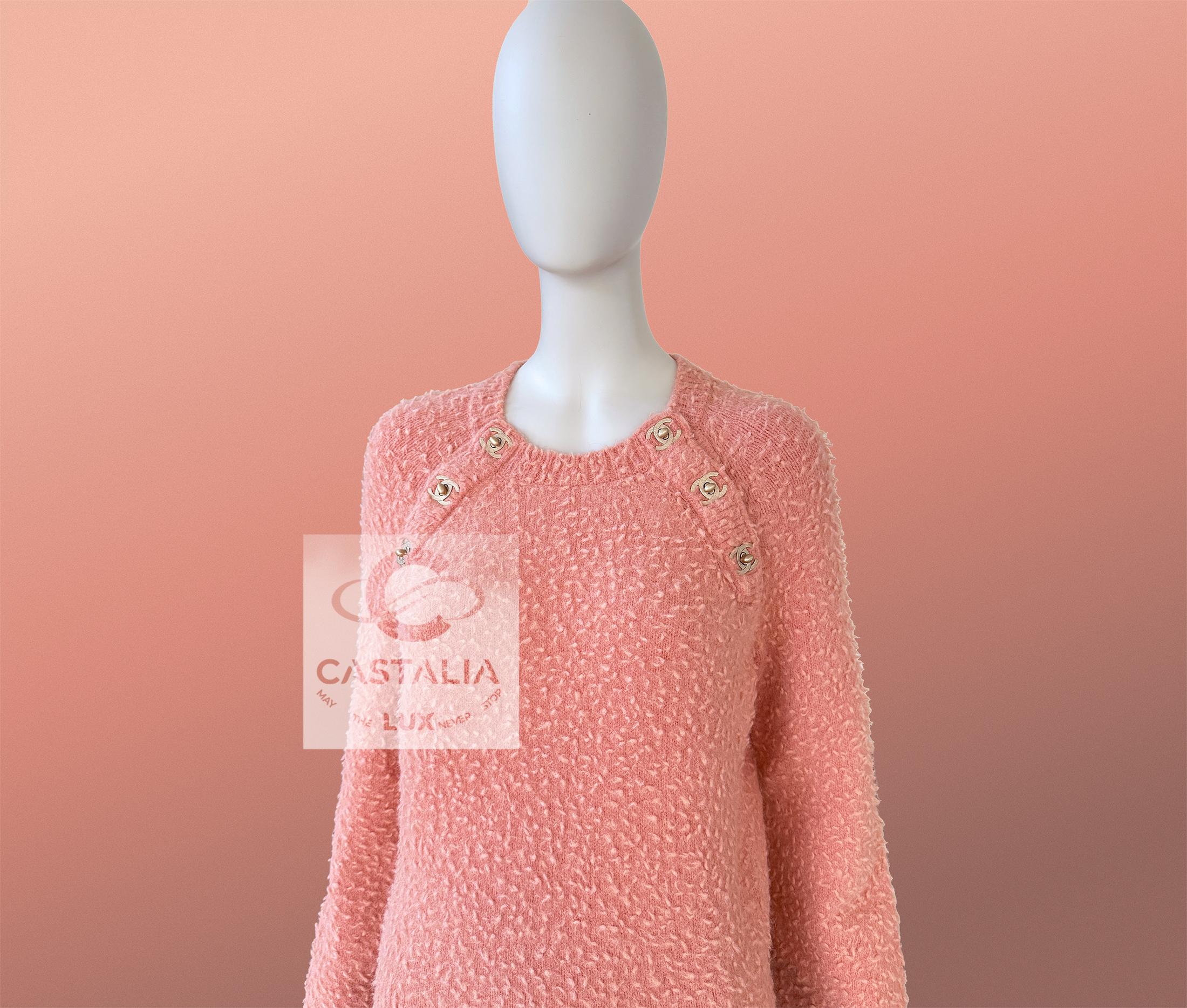 da uomo o donna Chanel New 2022 Iconic CC Turnlock Jumper 34 FR in vendita