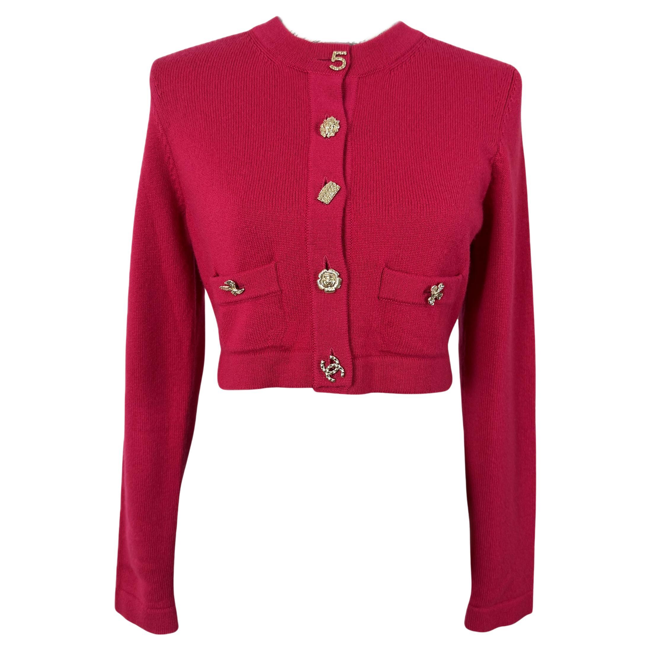 CHANEL New 2022 Iconic Lucky Charms Cardigan 36 FR