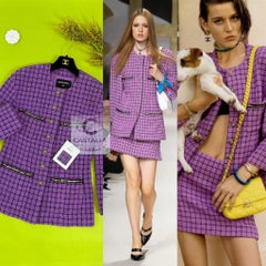 Chanel New 2022 Spring Ad Campaign Tweed Jacket
