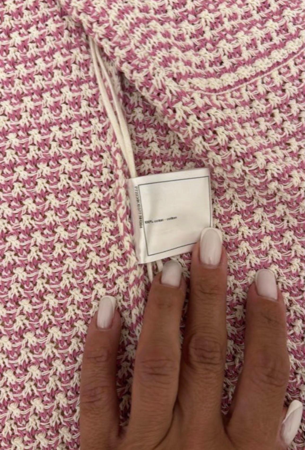 Chanel New 2022 Spring CC Buttons Knit DressNew Chanel ecru knit dress with CC b 6
