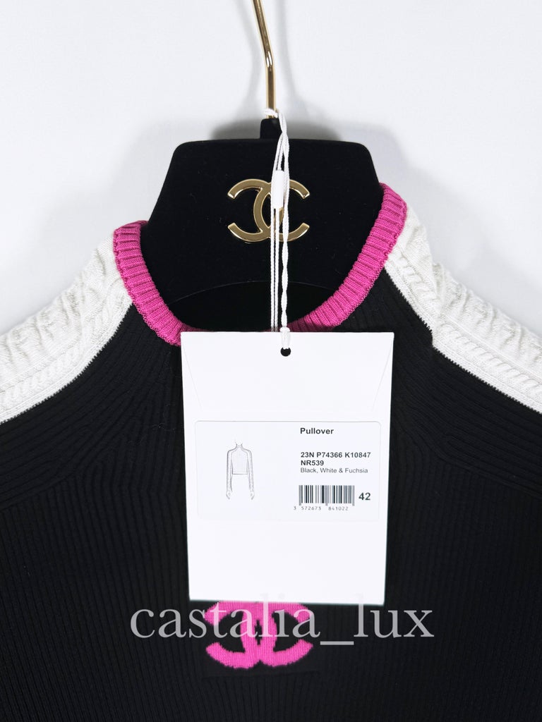 Chanel New 2023 Coco Neige 3K$ Logo Jumper at 1stDibs 