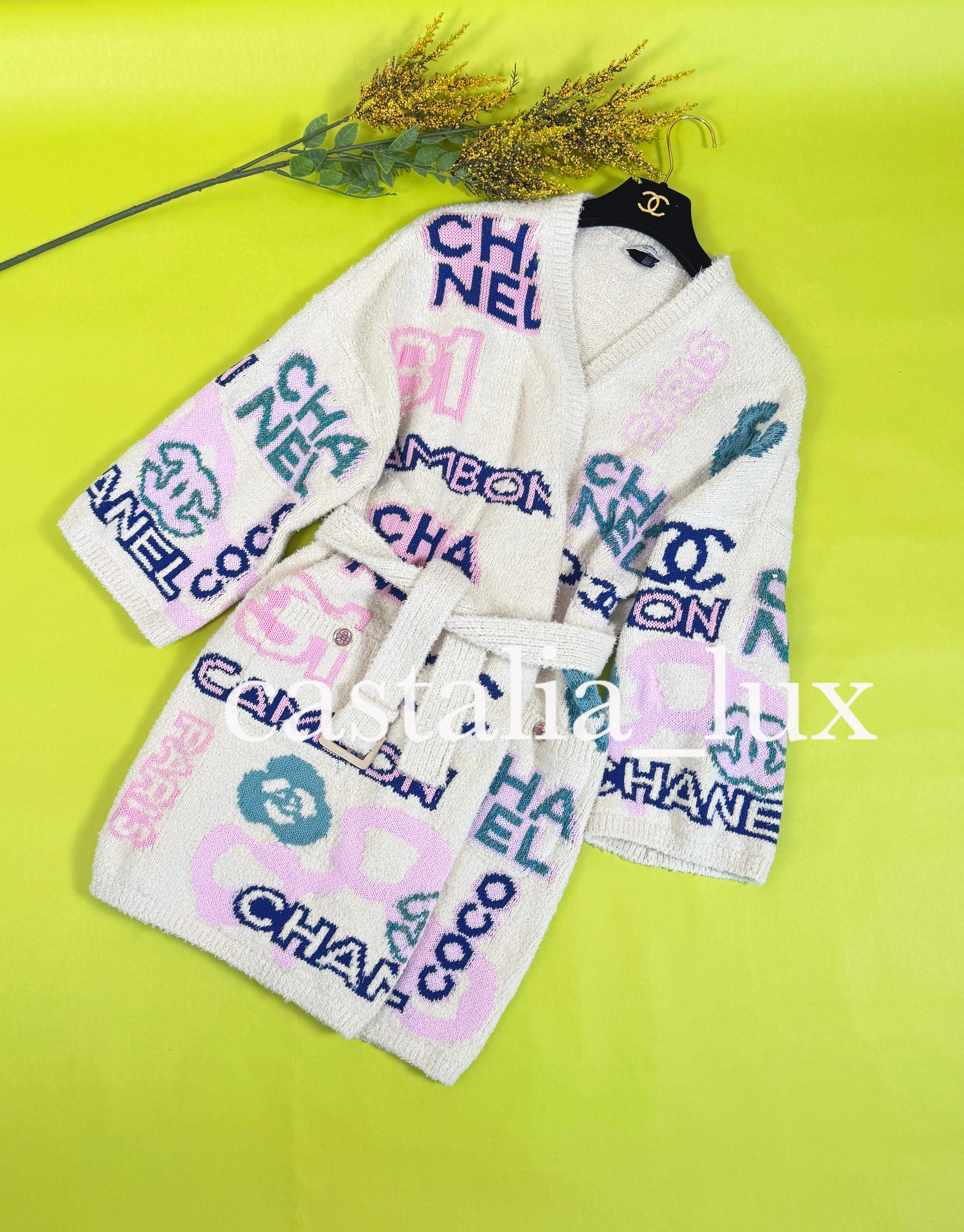 Chanel New 2023 Most Iconic Belted Cardi Coat 3