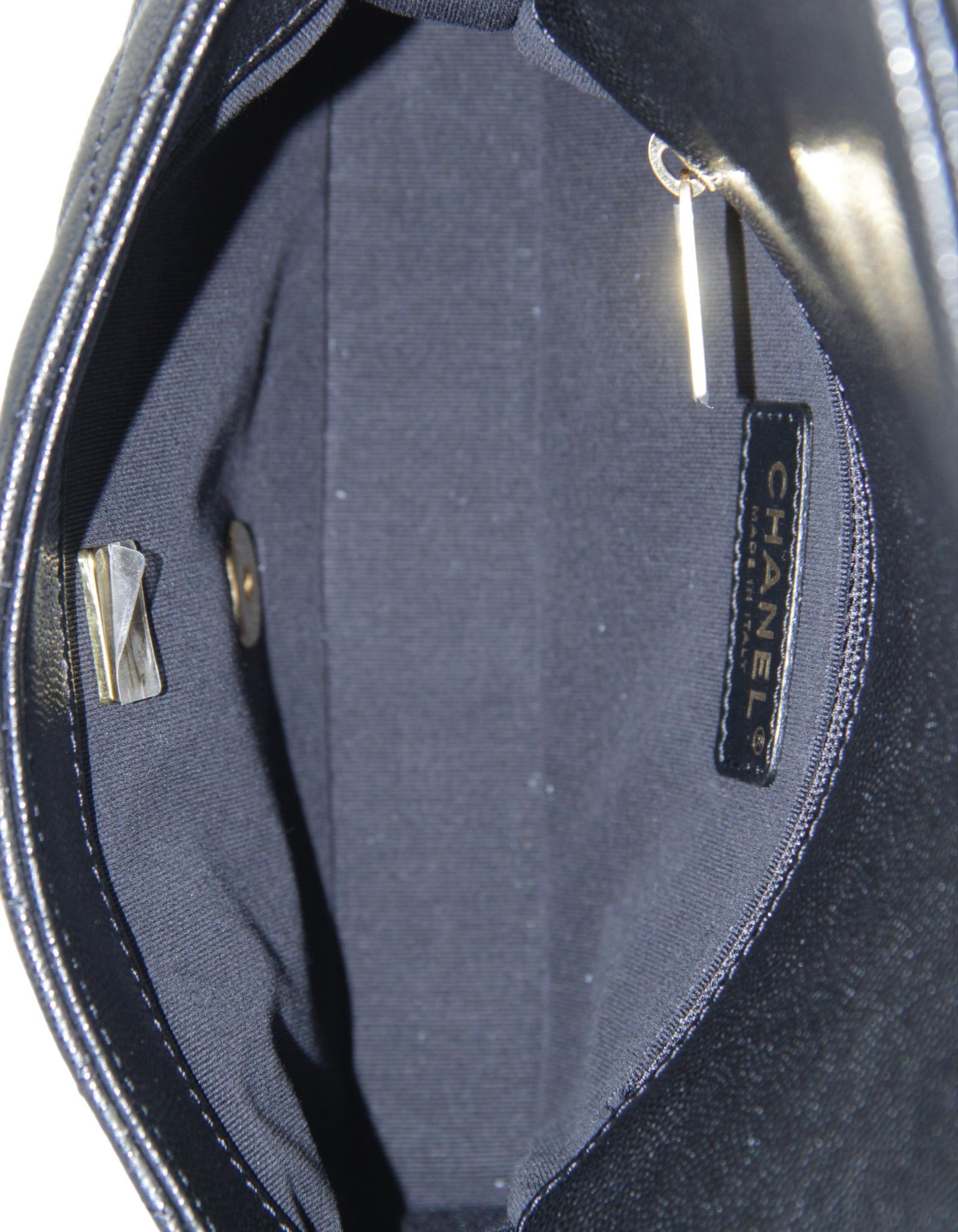 Chanel NEW 23C Black Quilted Caviar Leather CC Coco You Flap Bag 5