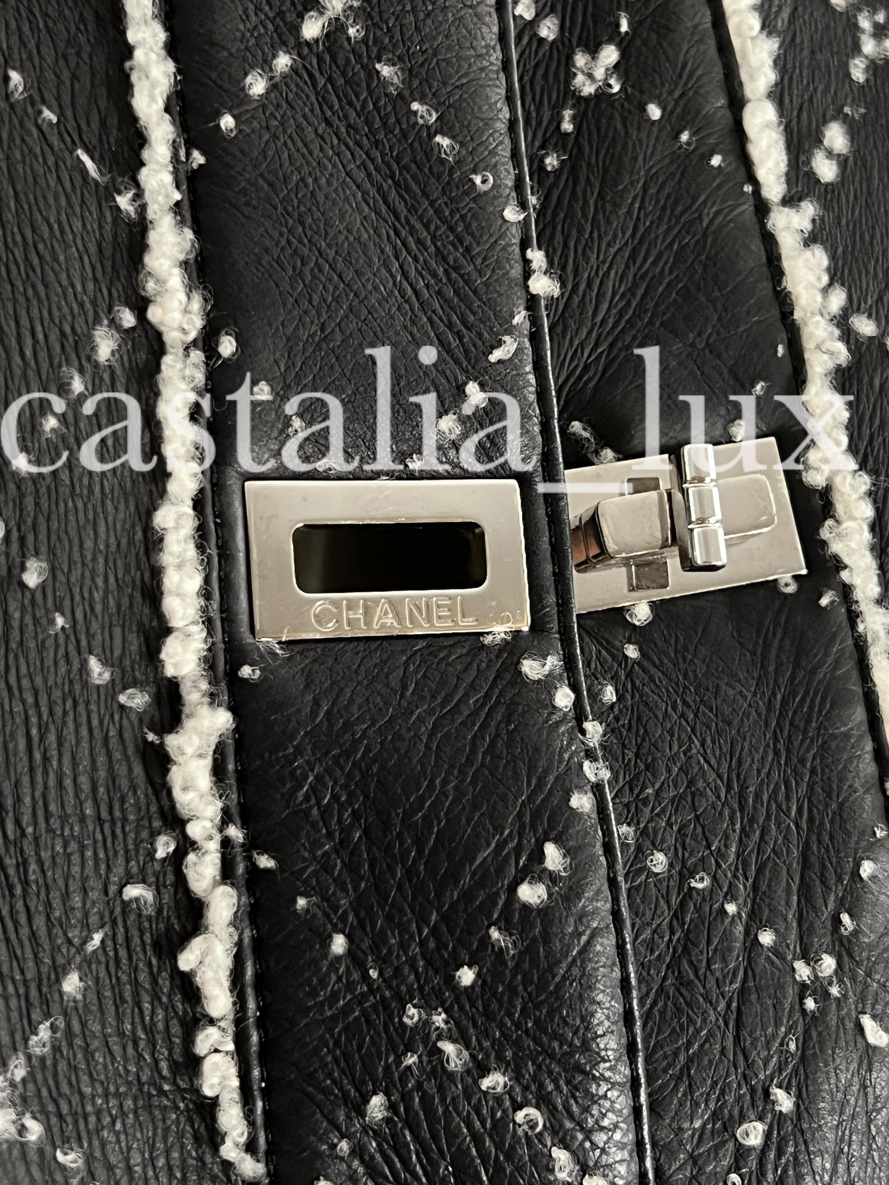 Chanel New 2.55 Black Shearling Jacket 1