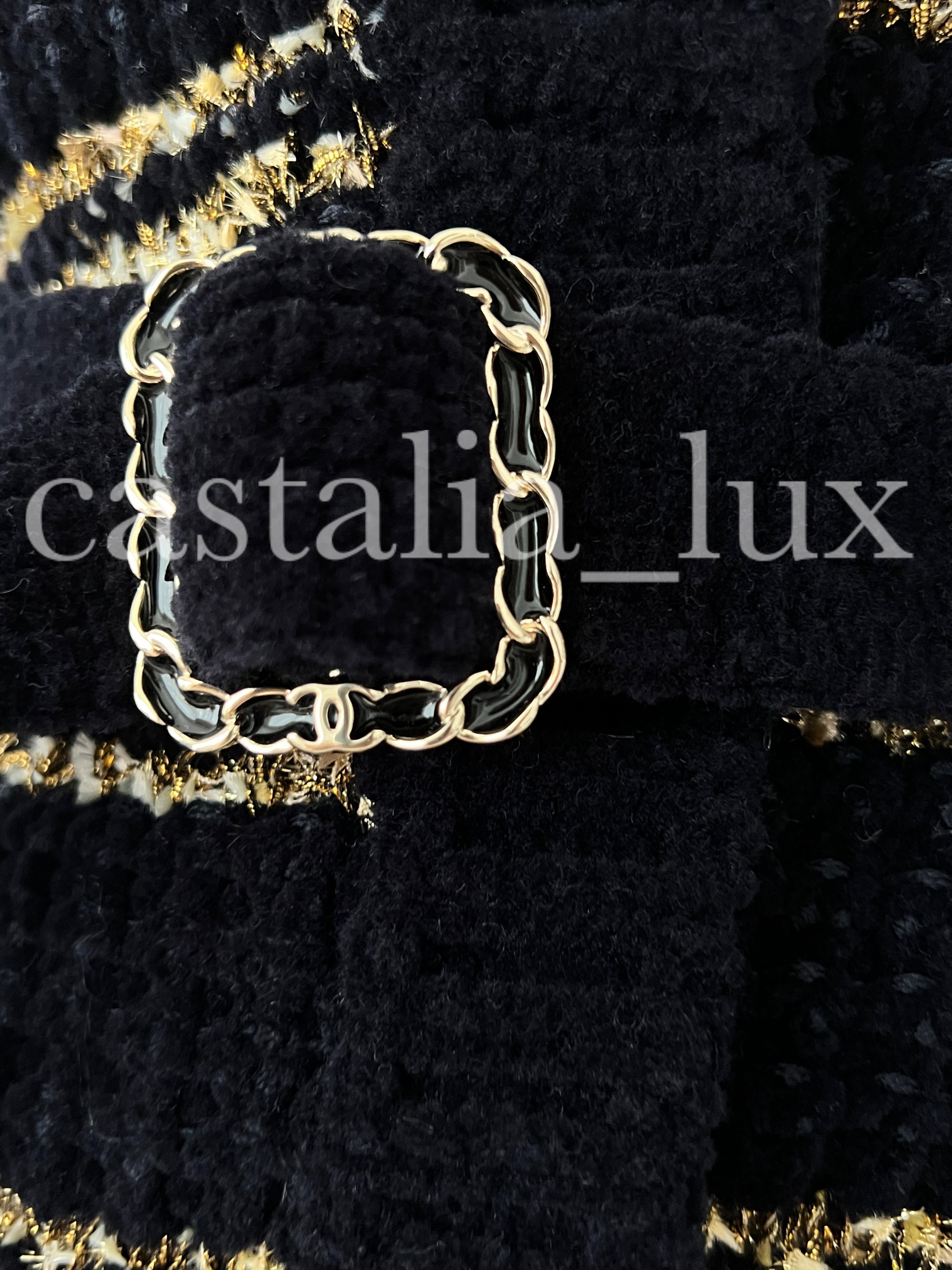 Chanel New 31 Rue Cambon Runway Relaxed Coat For Sale 6