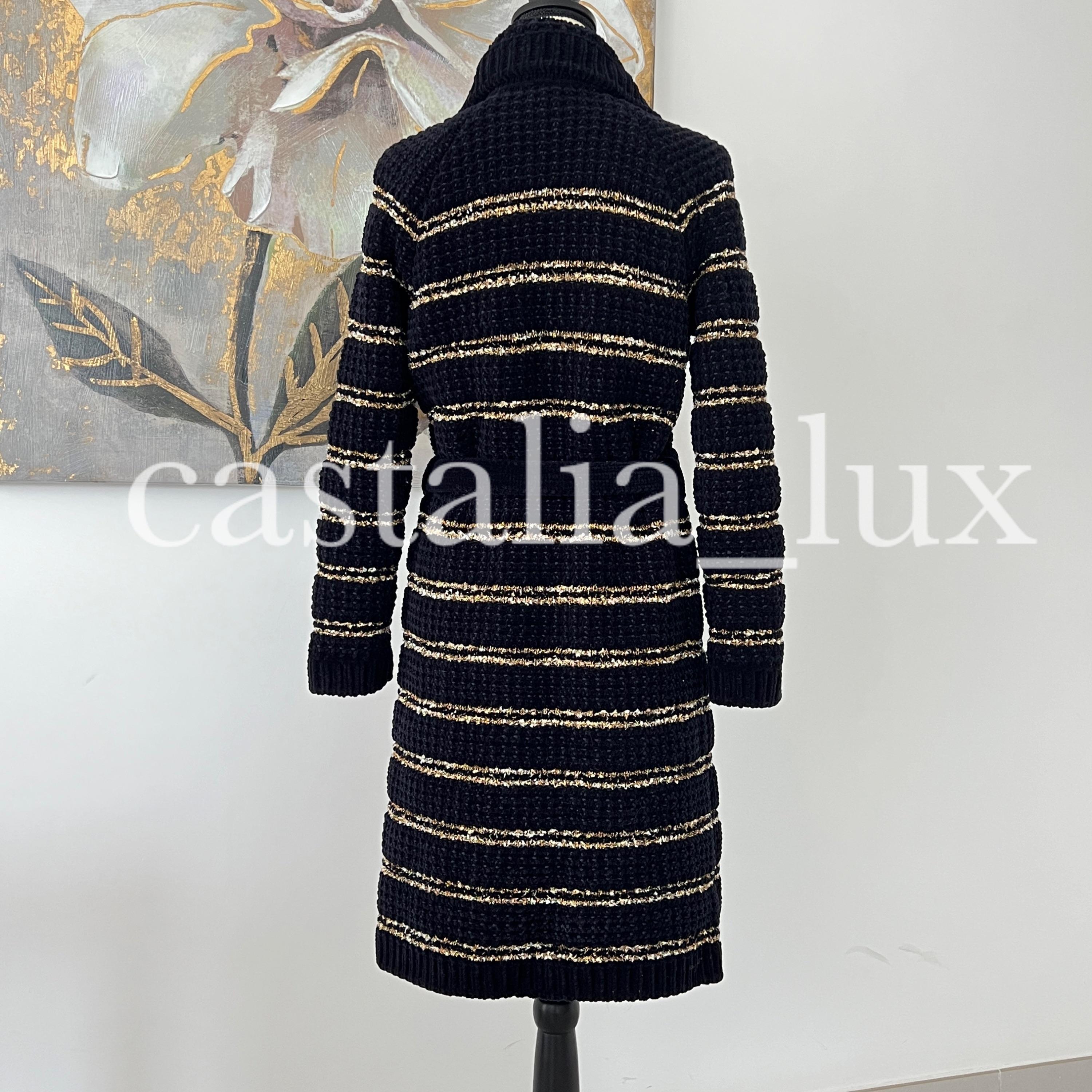Chanel Neu 31 Rue Cambon Laufsteg entspannter Mantel im Angebot 7