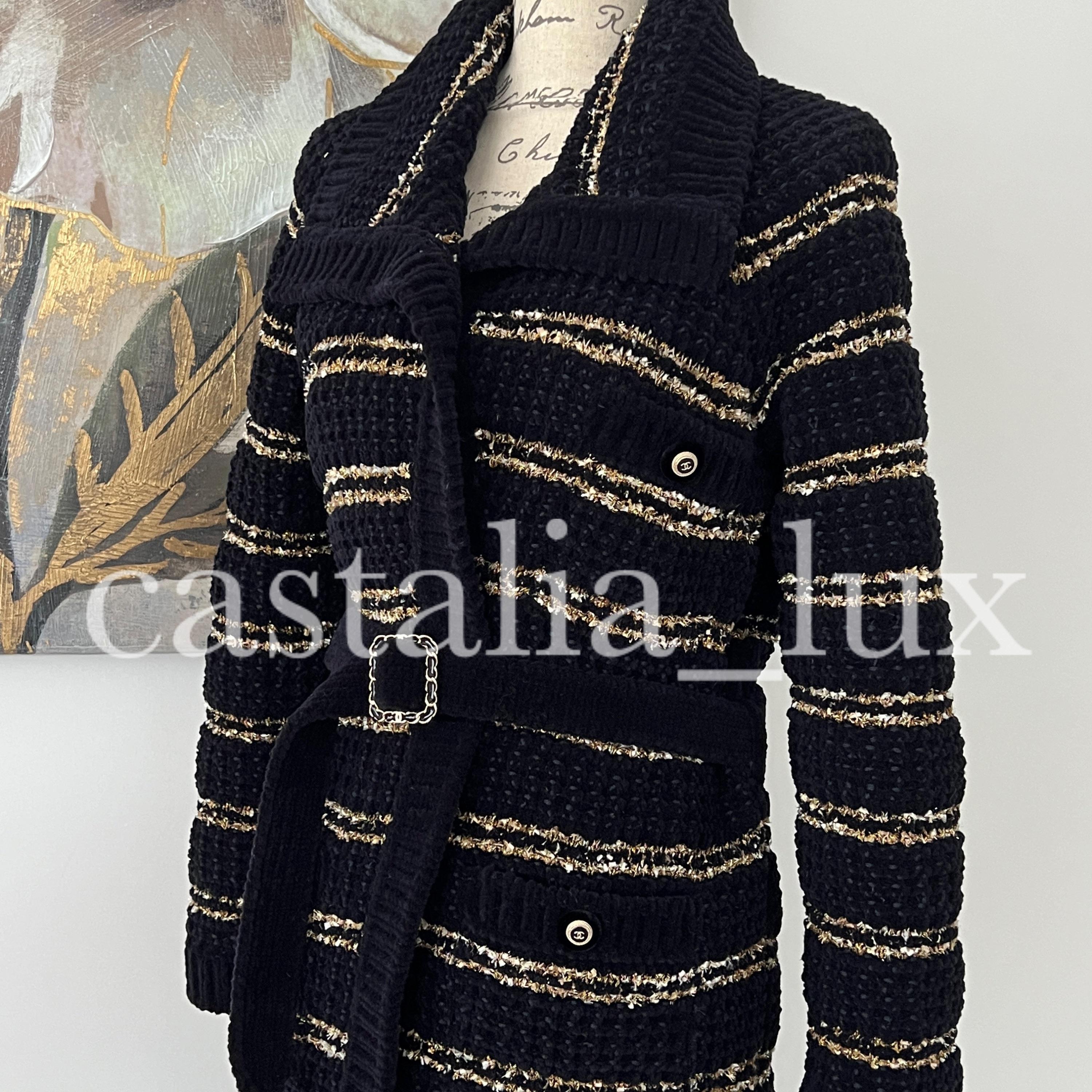 Chanel New 31 Rue Cambon Runway Relaxed Coat For Sale 1