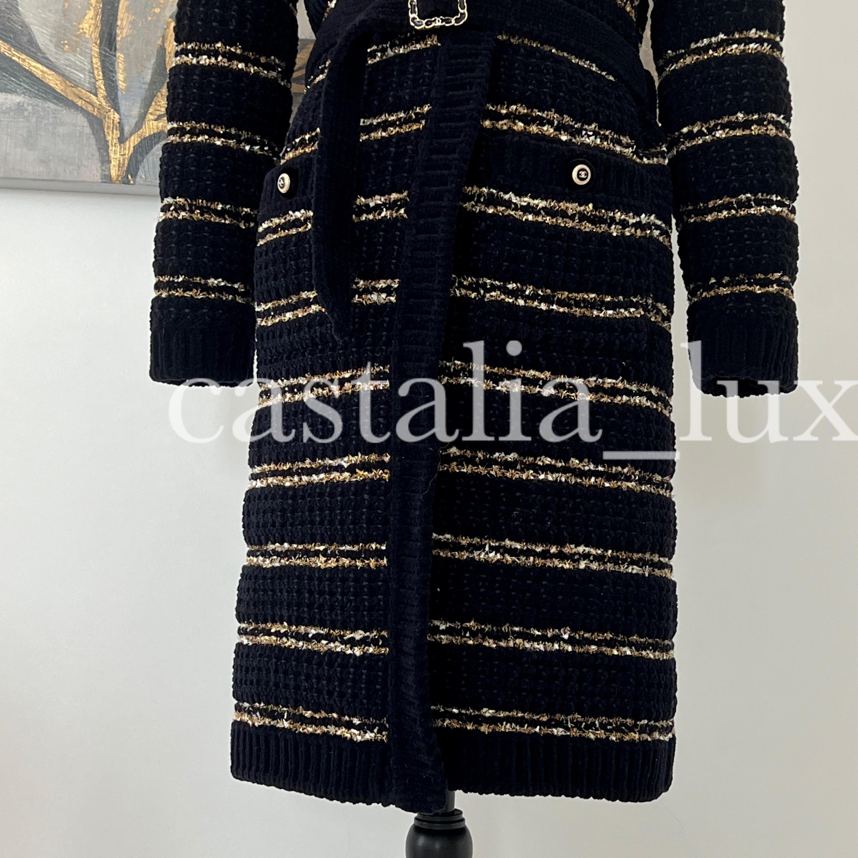 Chanel New 31 Rue Cambon Runway Relaxed Coat For Sale 5