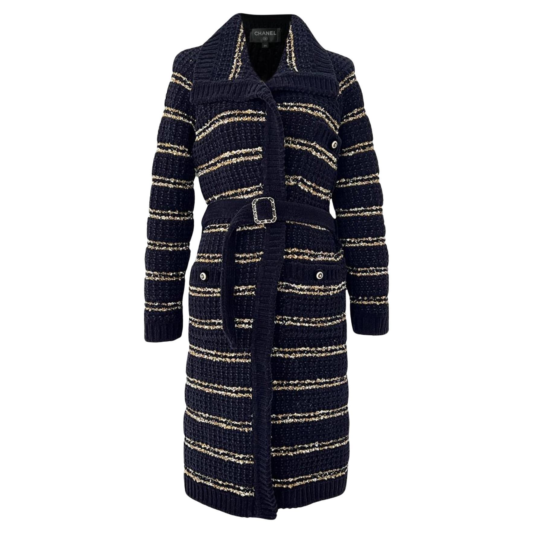 Chanel New 31 Rue Cambon Runway Relaxed Coat For Sale