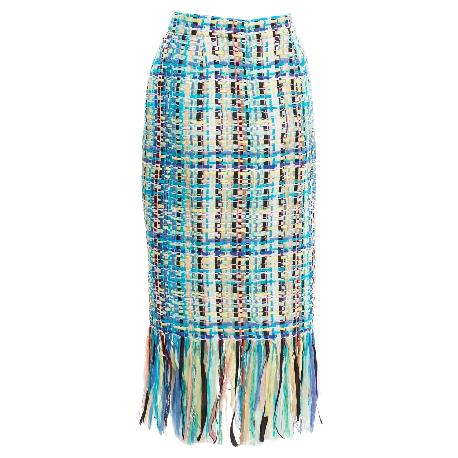 Chanel New 8K$ Paris / Cuba Ribbon Tweed Skirt