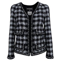 Chanel New Ad Campaign Black Tweed Jacket