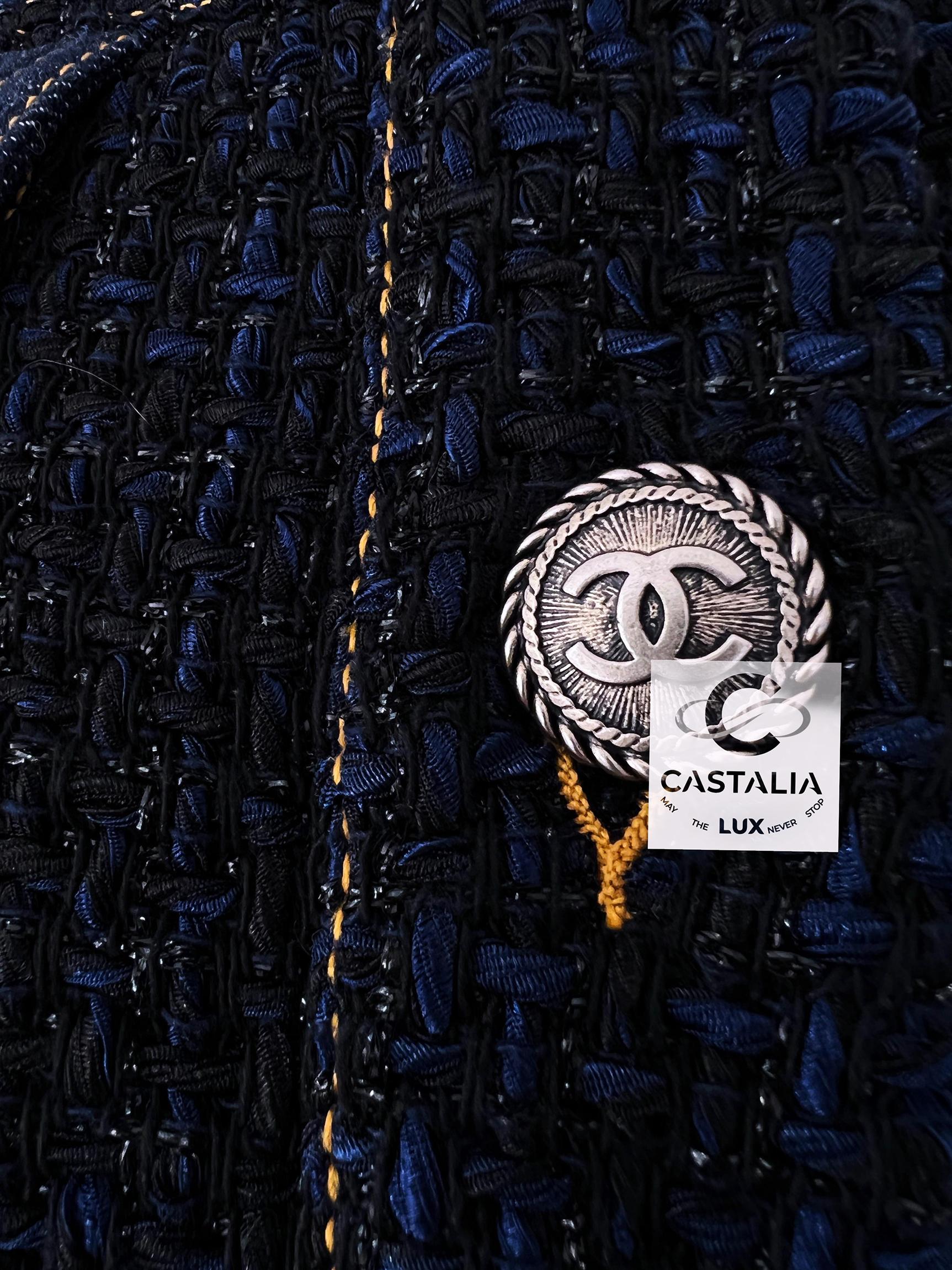 Chanel New Ad Campaign Tweed & Denim Jacket 10