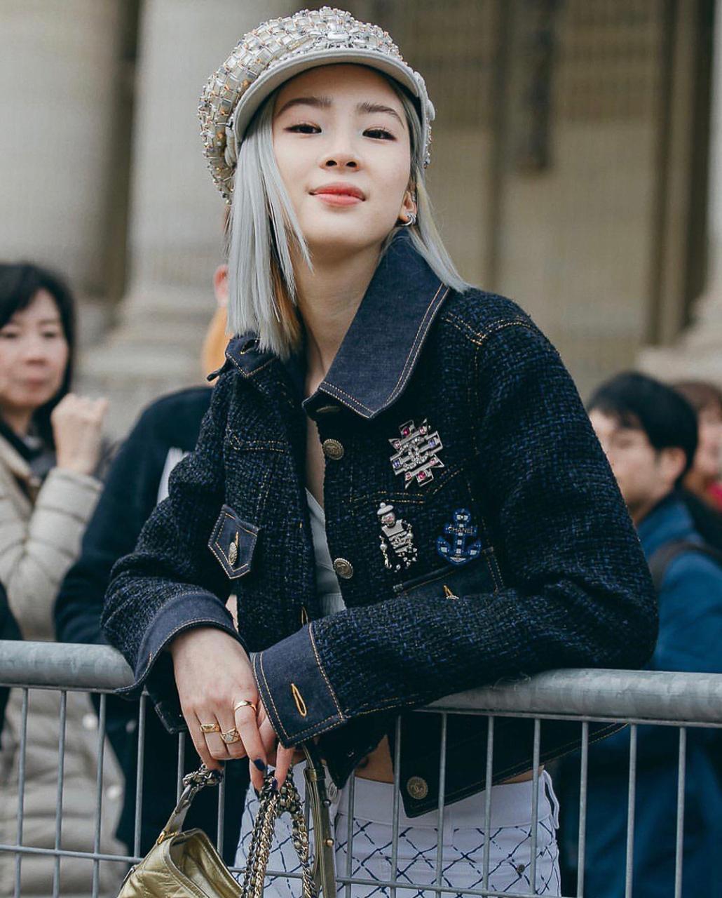 Chanel New Ad Campaign Tweed & Denim Jacket Neuf à Dubai, AE