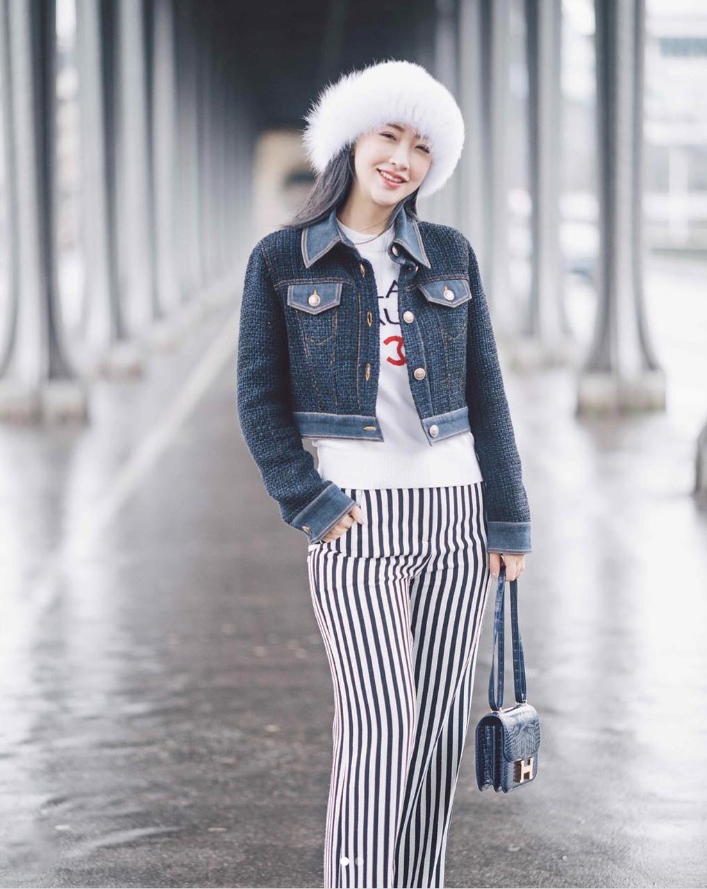 Chanel New Ad Campaign Tweed & Denim Jacket 1