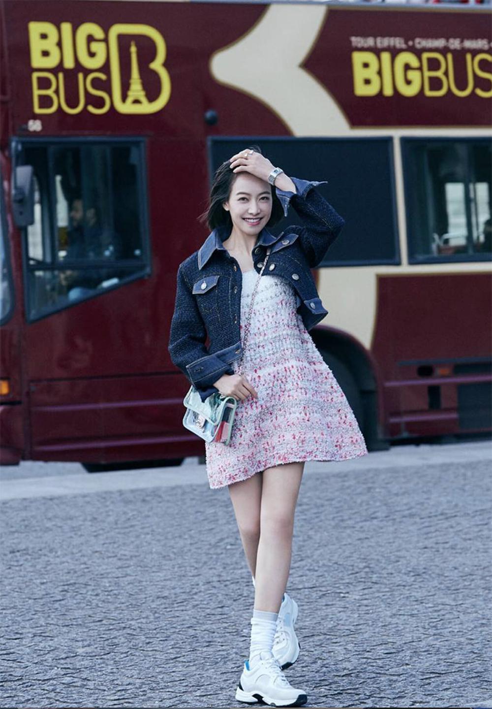 Chanel New Ad Campaign Tweed & Denim Jacket 2