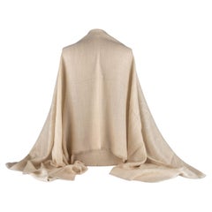 Scialle in cashmere Chanel New Beige