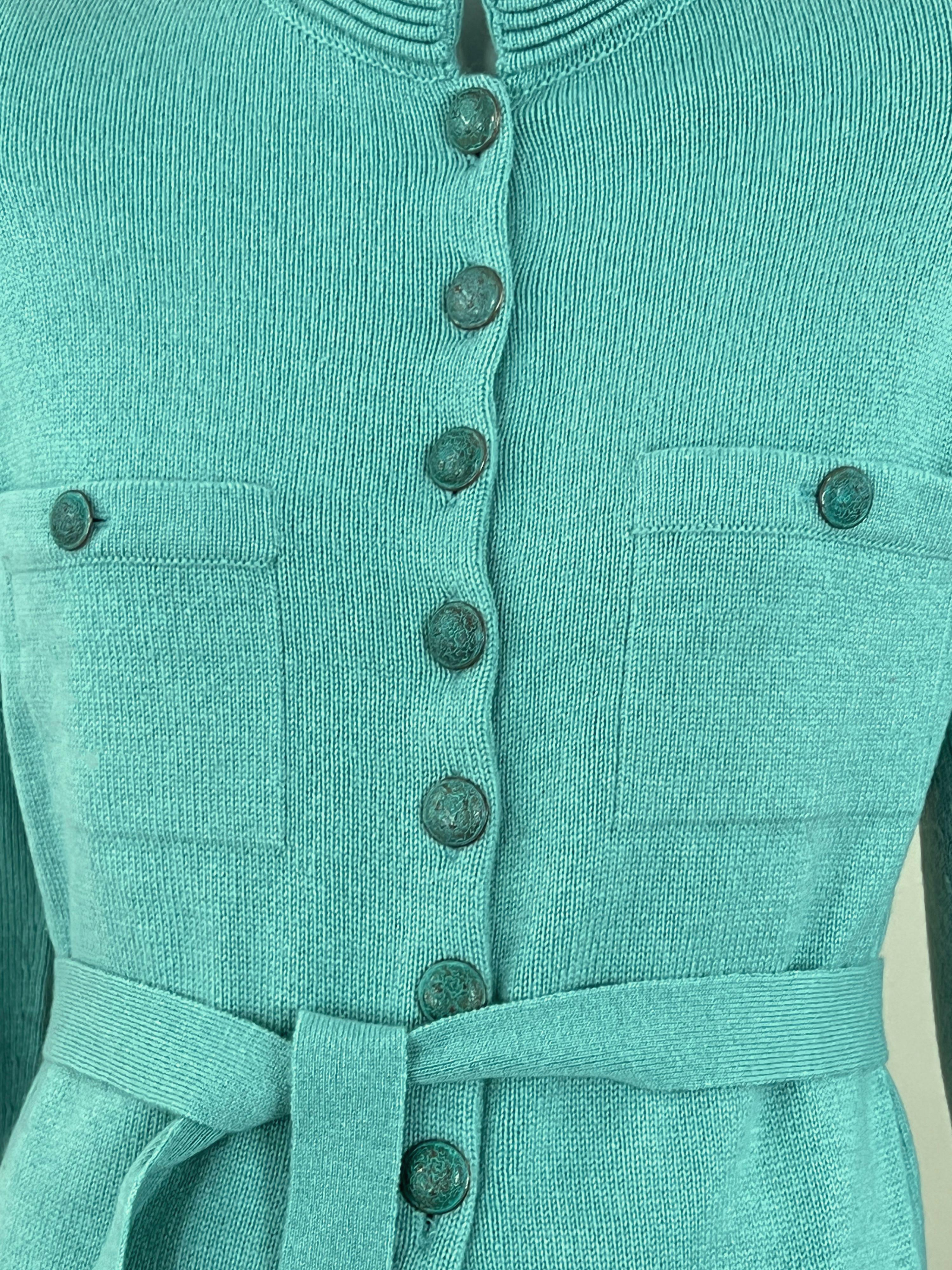 Chanel New Belted Cashmere Jacket (veste en cachemire avec ceinture) Neuf - En vente à Dubai, AE