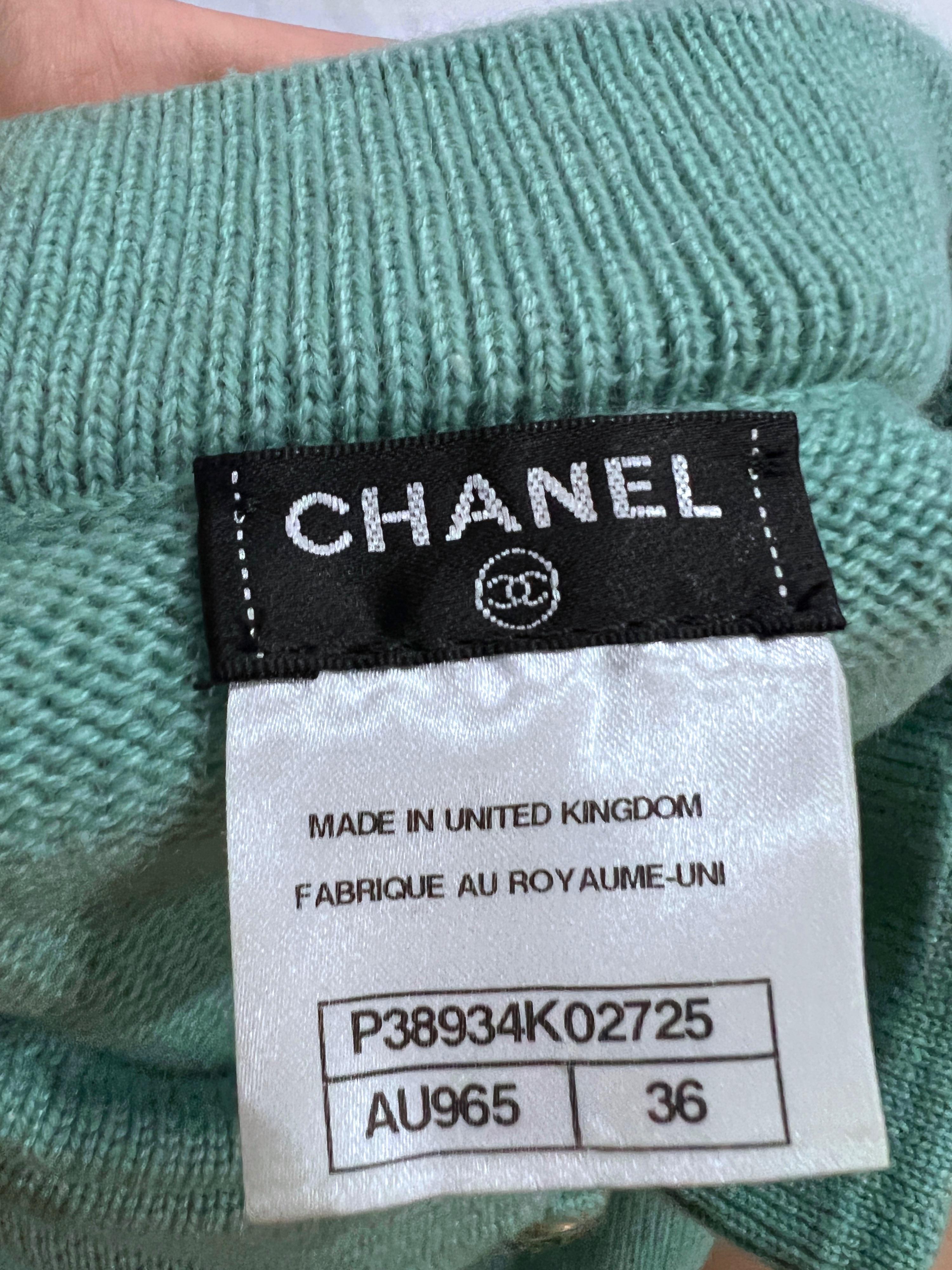 Chanel New Belted Cashmere Jacket (veste en cachemire avec ceinture) en vente 3