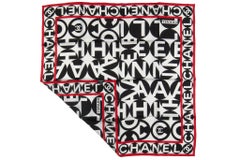 Sciarpa Chanel New Black Foulard en Soie
