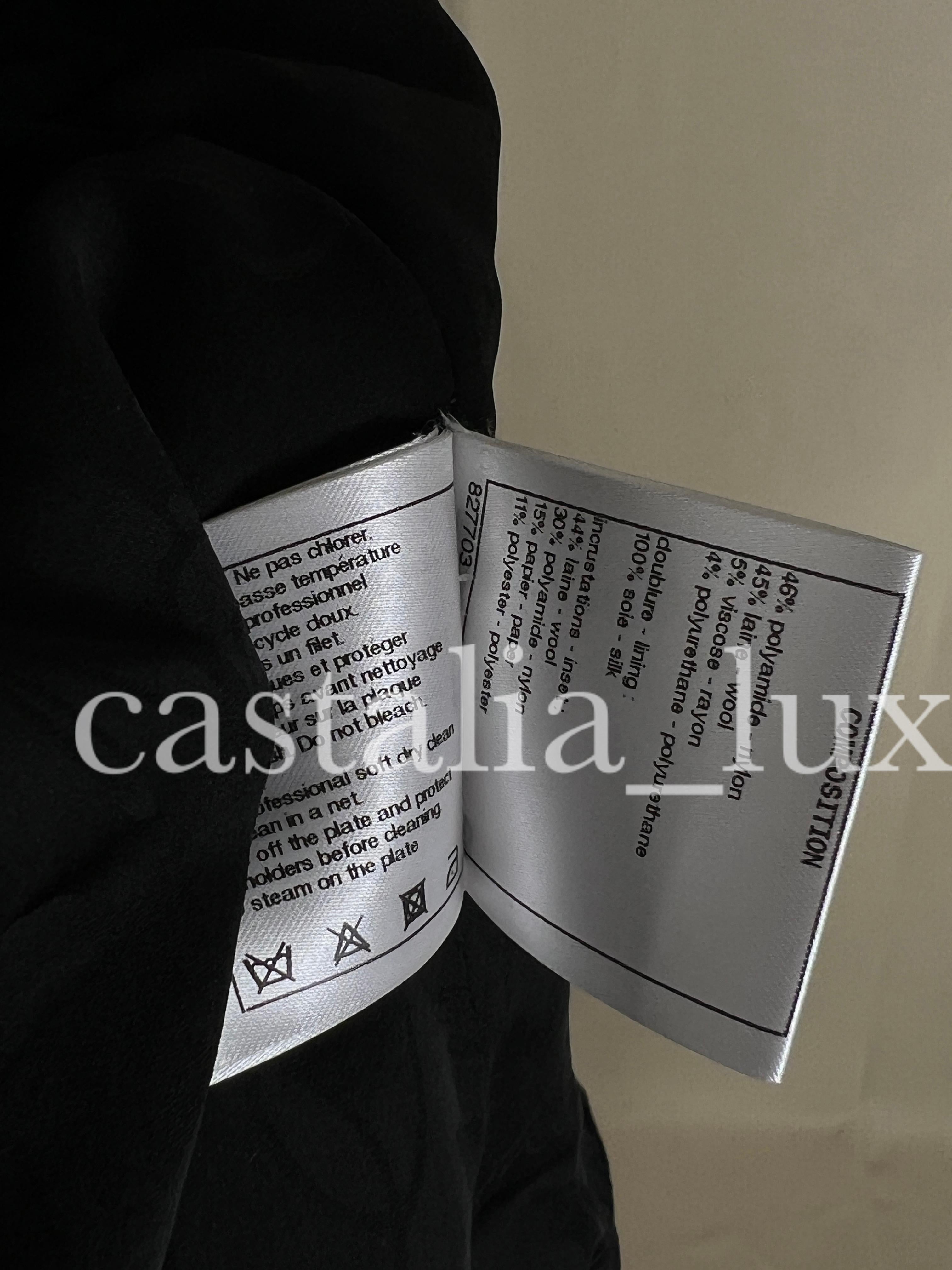 Chanel New Black Lesage Tweed Jacket en vente 16