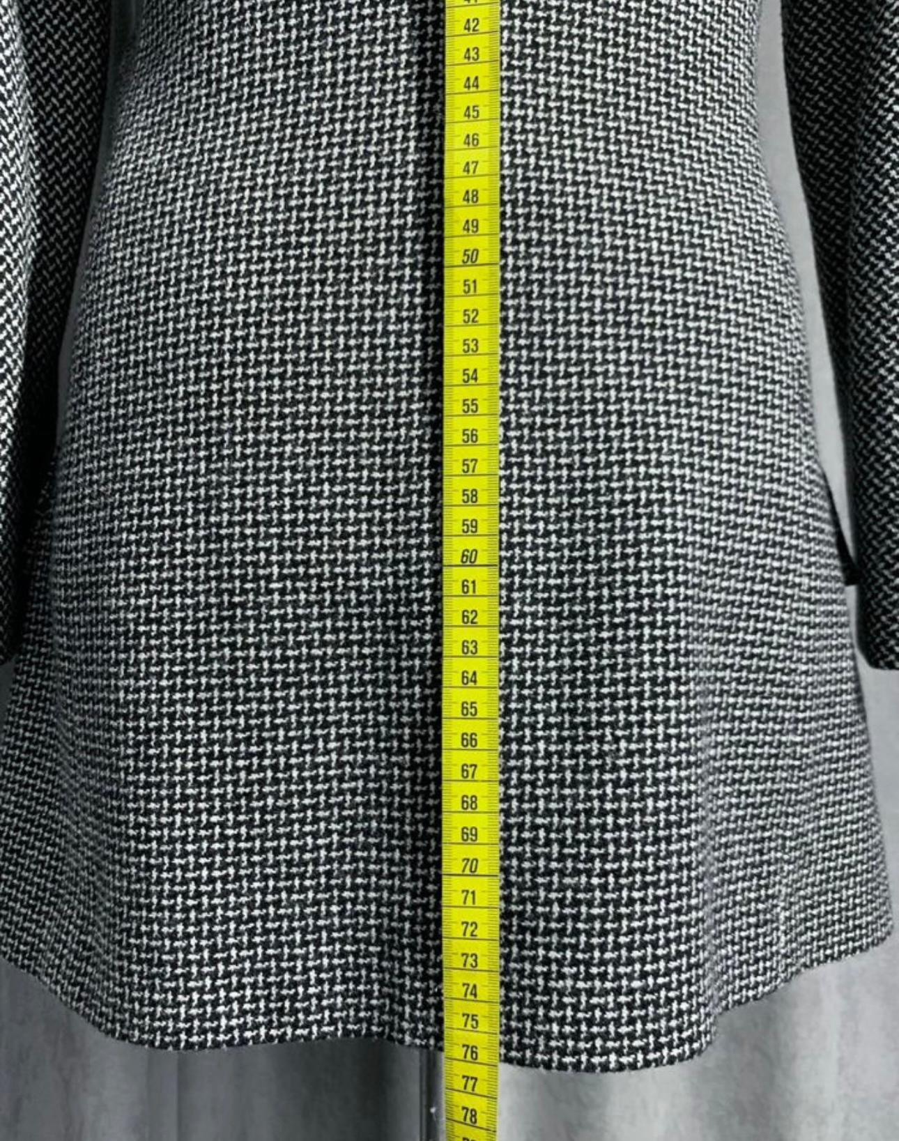 Chanel New Black Tweed Jacket with CC Buttons For Sale 4