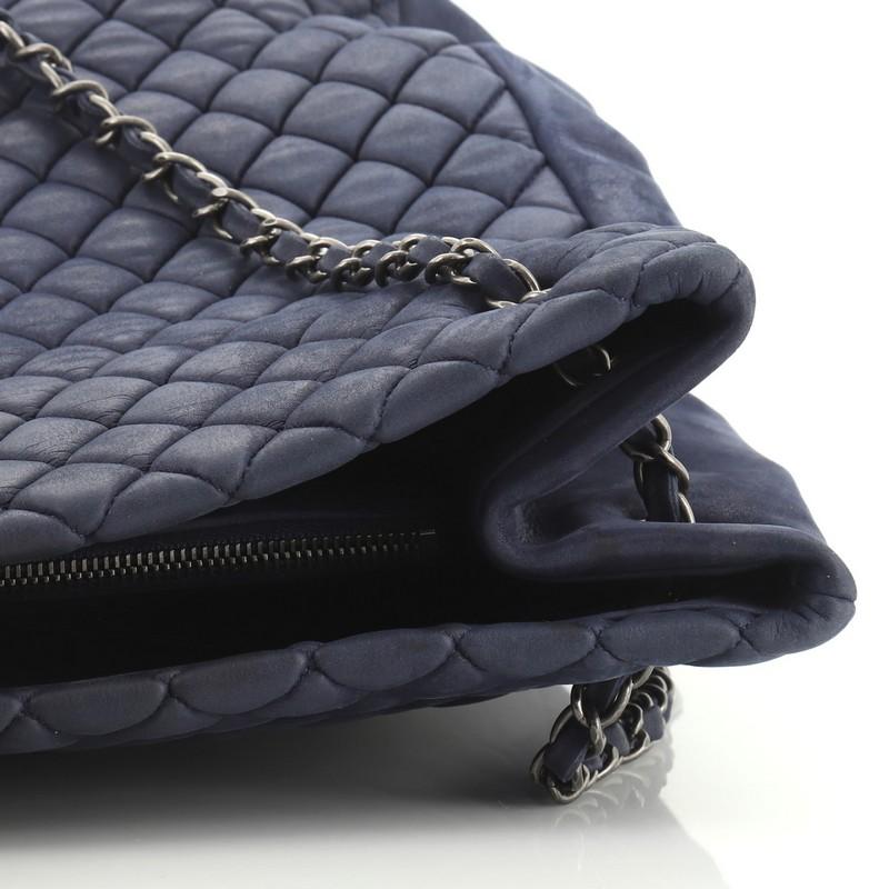 Chanel New Bubble Tote Quilted Calfskin Large 5