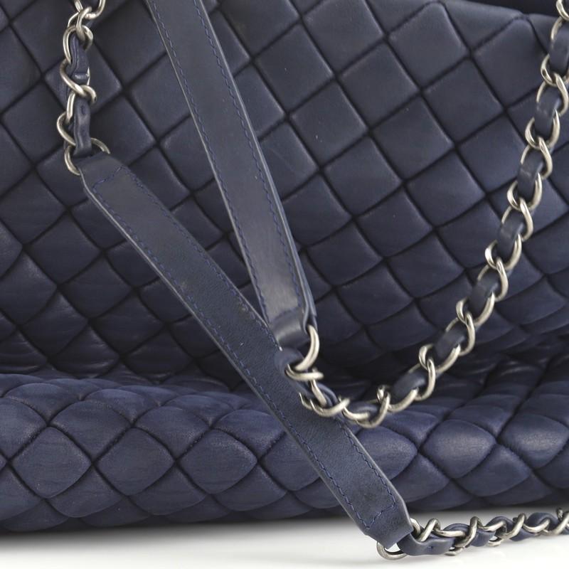 Chanel New Bubble Tote Quilted Calfskin Large 7