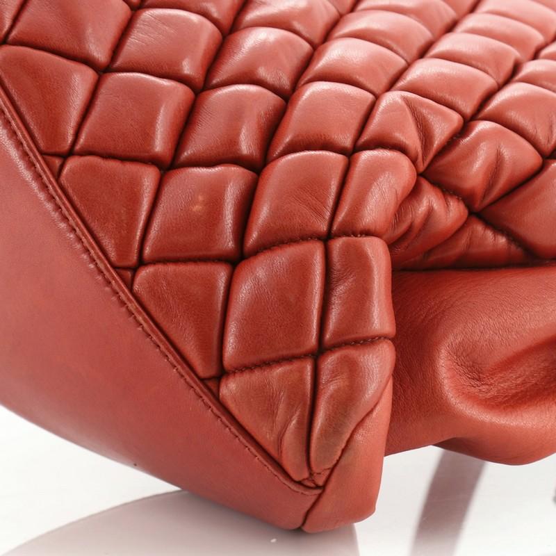 Chanel New Bubble Tote Quilted Calfskin North South 1