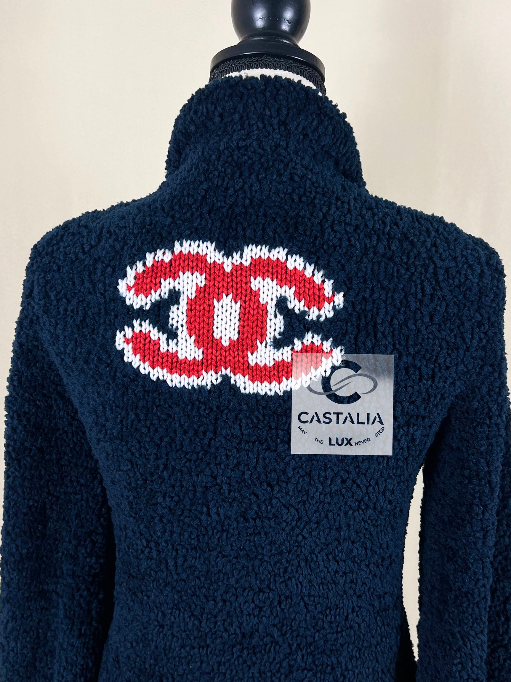 Chanel New CС Teddy Bomber Jacket 34 FR 3