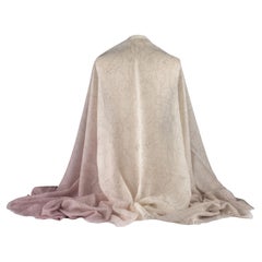 Chanel New Camellia Cashmere Shawl Light Pink