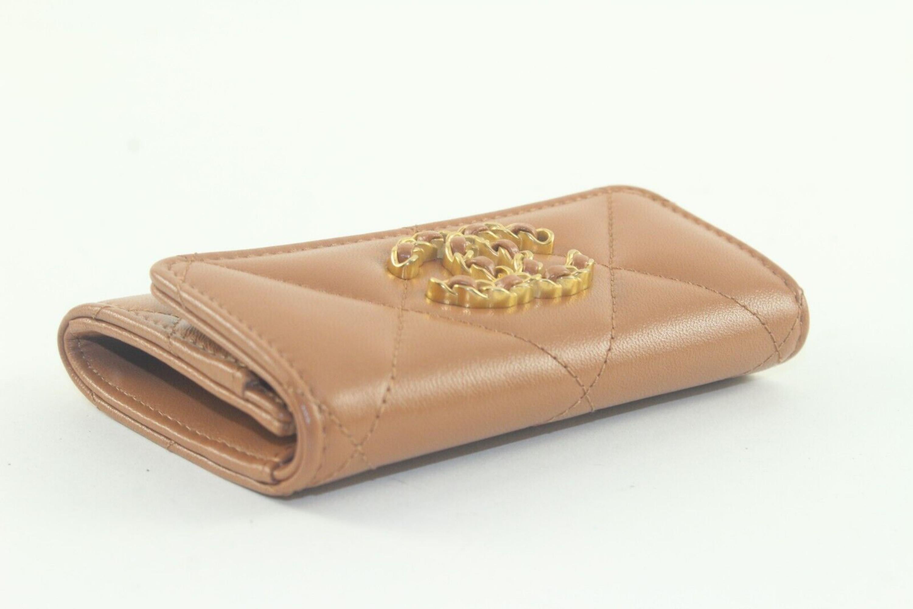 CHANEL NEW Caramel Card Holder 3CK126K 1