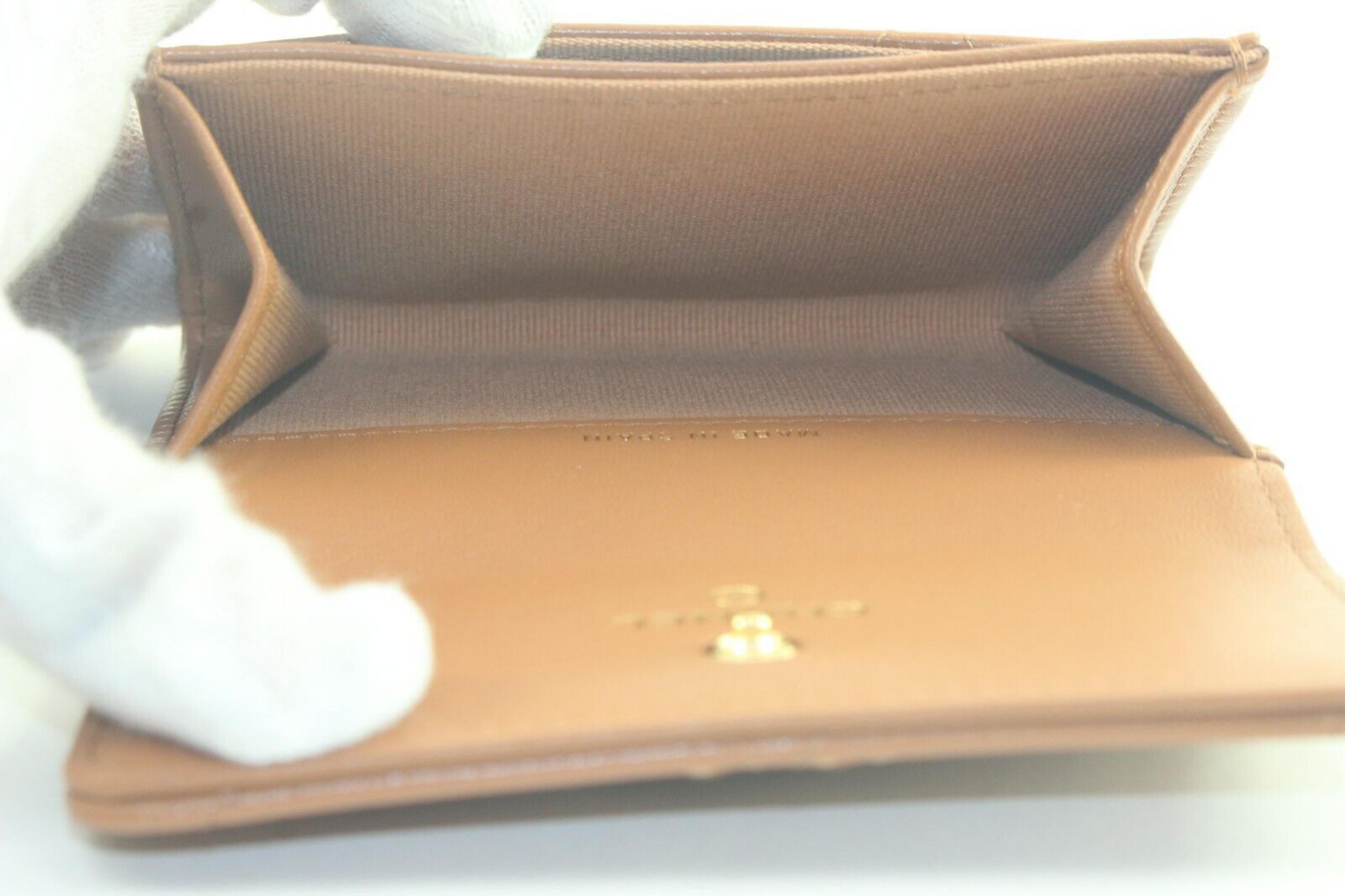 CHANEL NEW Caramel Card Holder 3CK126K 4