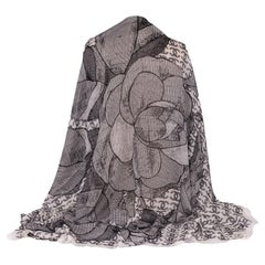 Chanel New Cashmere Shawl Grey