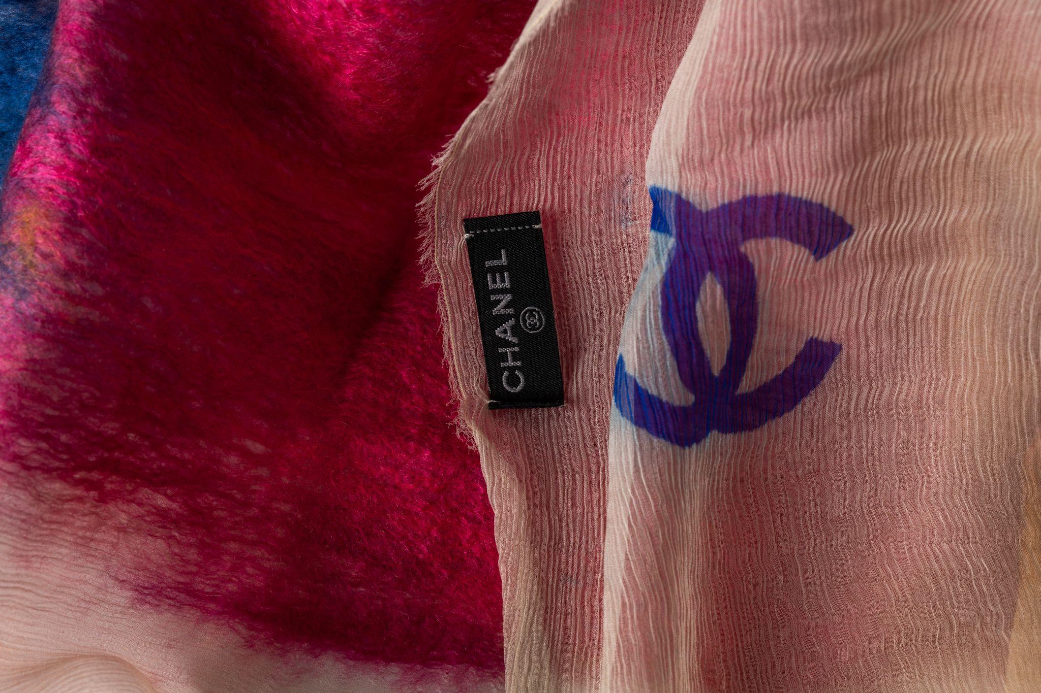 Women's Chanel New Cashmere Shawl Multicolor For Sale