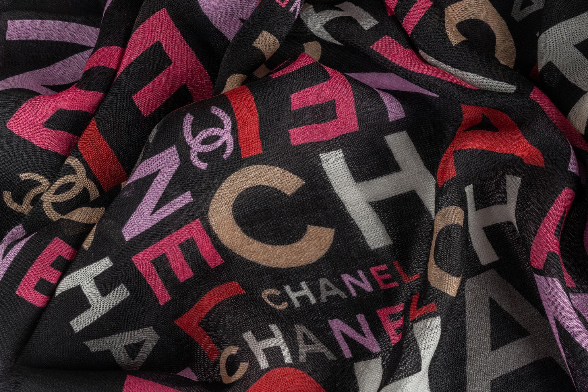 Women's Chanel New Cashmere Shawl Multicolor For Sale