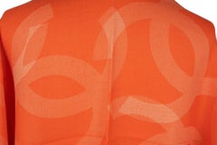 Chanel New Cashmere Shawl Orange