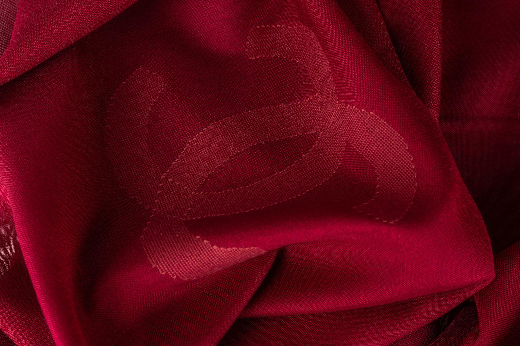 Chanel New Cashmere Shawl Red For Sale 1